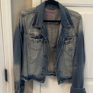 Aeropostale Women's Faded Blue Jean Jacket
